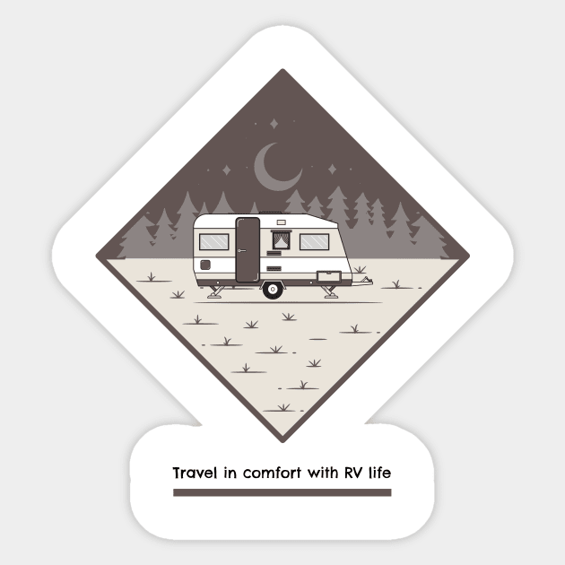 RV LIFE Sticker by Cectees